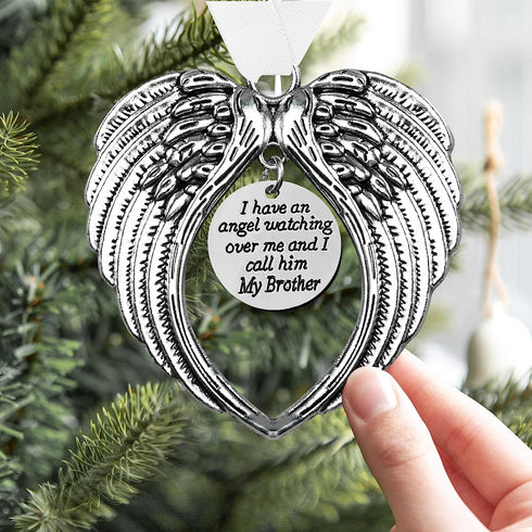 Christmas Memorial Hanging Ornaments Angel Wings